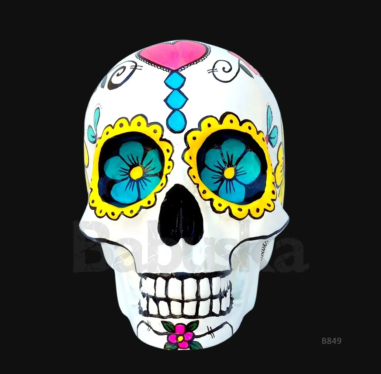 Calavera Corazón Babuska B849