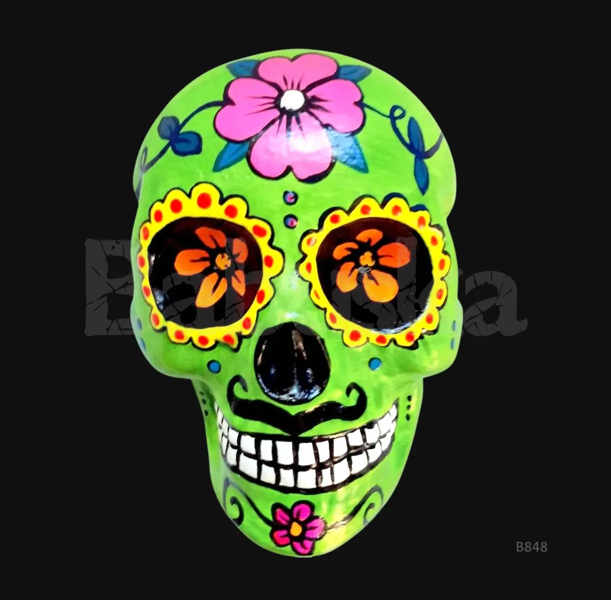 Calavera Verdecita Babuska B848
