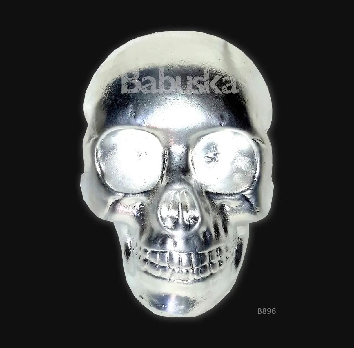 Plata Calavera colgante Babuska B896