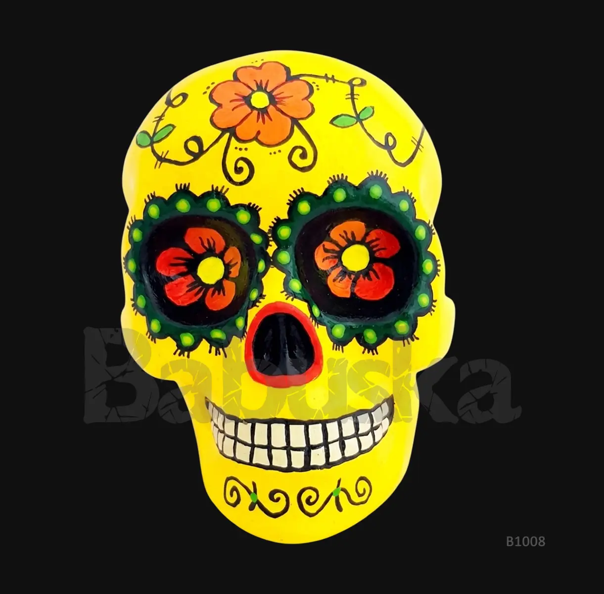 Campeche Calavera colgante Babuska B1008