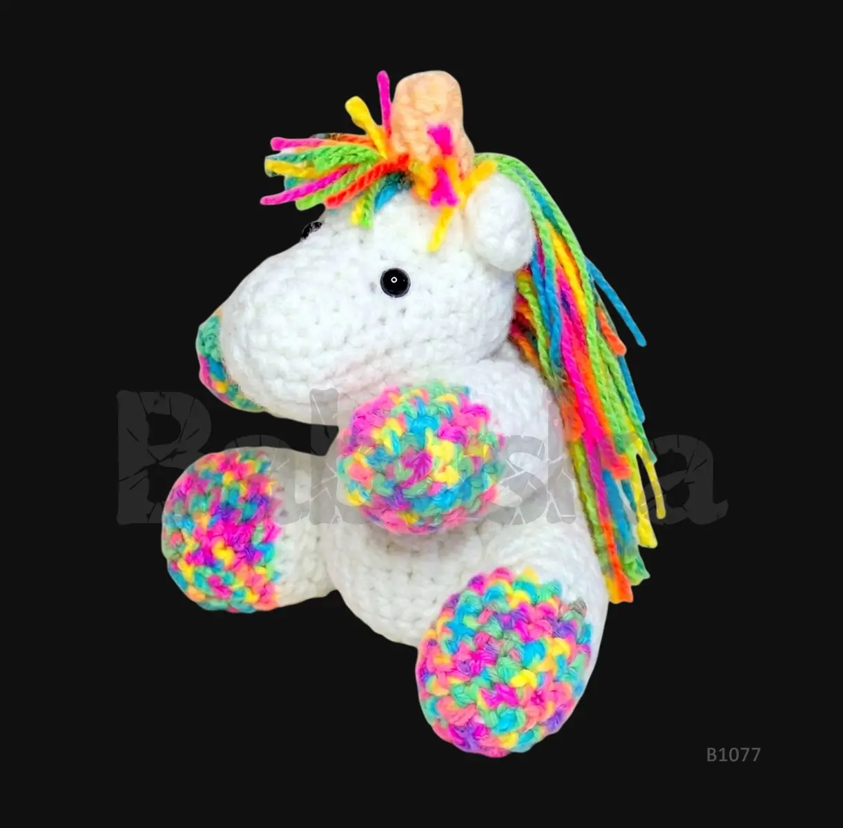 Bonito unicornio Amigurumi Babuska B1077