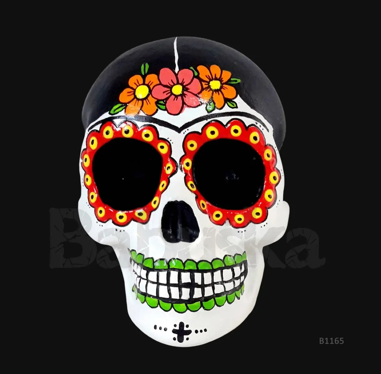 Frida floreada Calavera Frida Babuska B1165