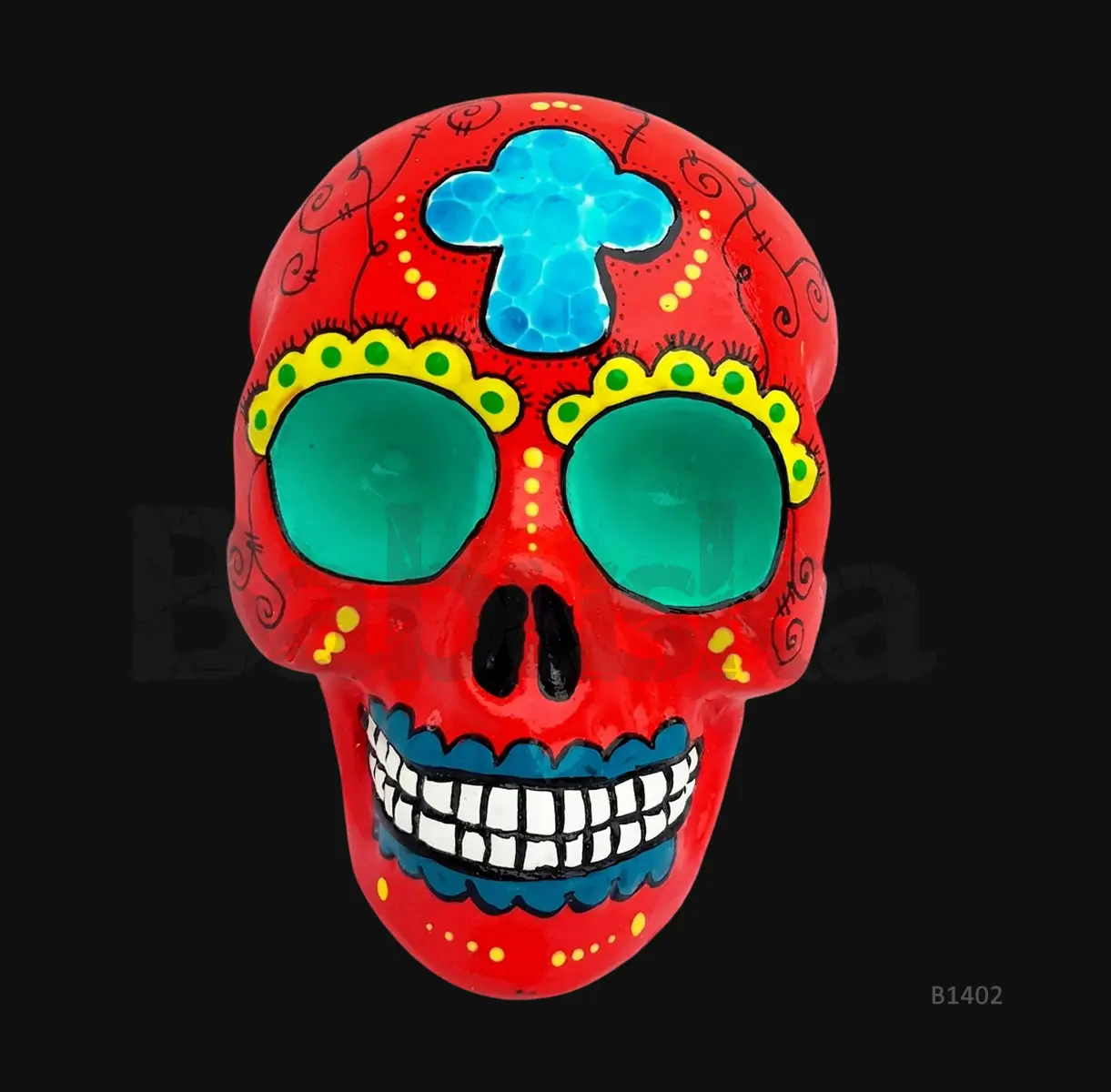 Michoacán Calavera mexicana Babuska B1402