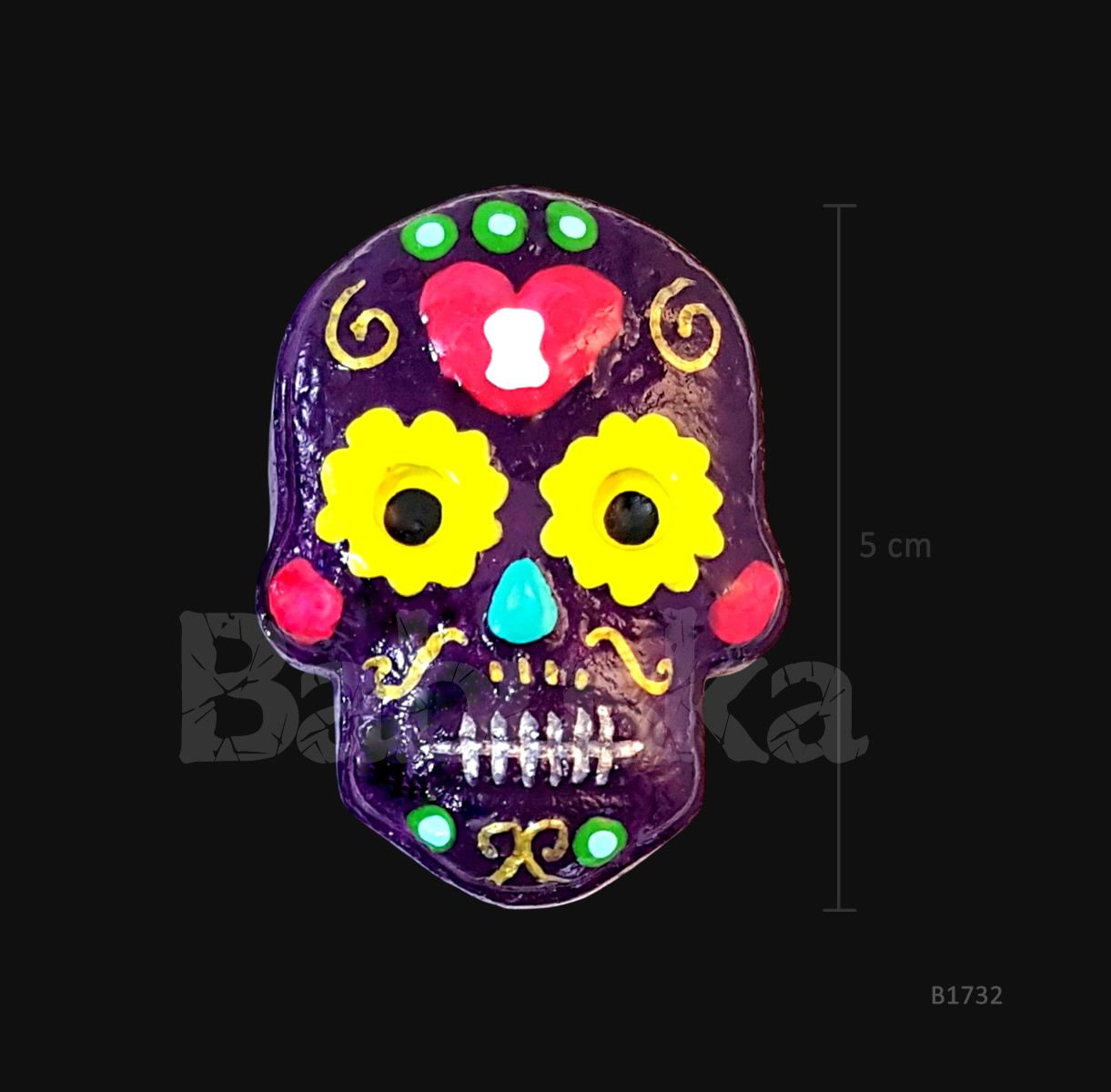 Sintiendo calavera imán Babuska B1732