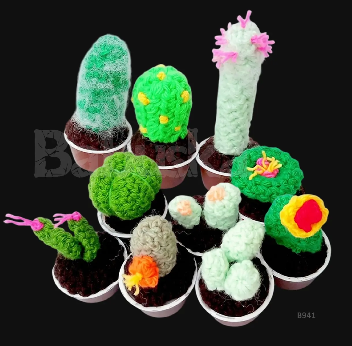 Cactus crochet Babuska B941