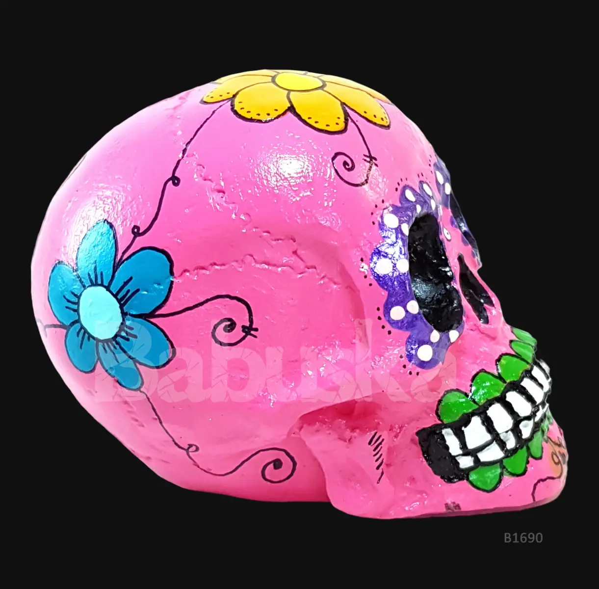 Casa de Flores calavera Babuska B1690
