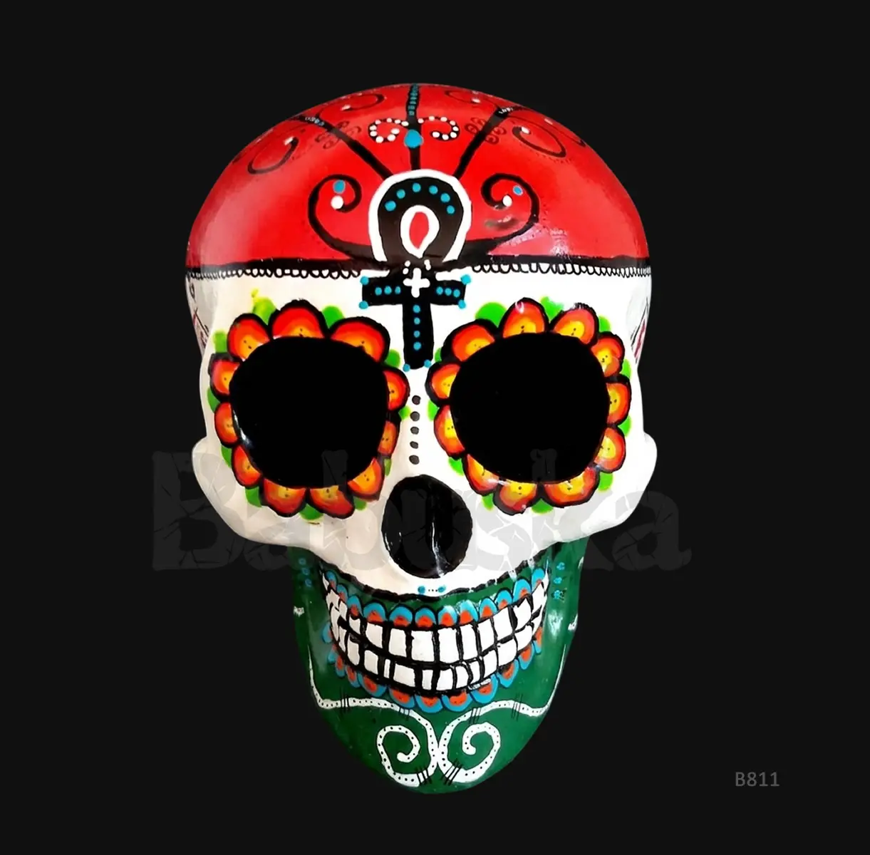 México lindo Calavera mexicana Babuska B811