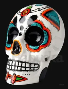 Mirada calavera colgante Babuska B818