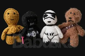 Personajes Star Wars Amigurumis Babuska B1625 Personajes Star Wars Amigurumis Babuska B1625
