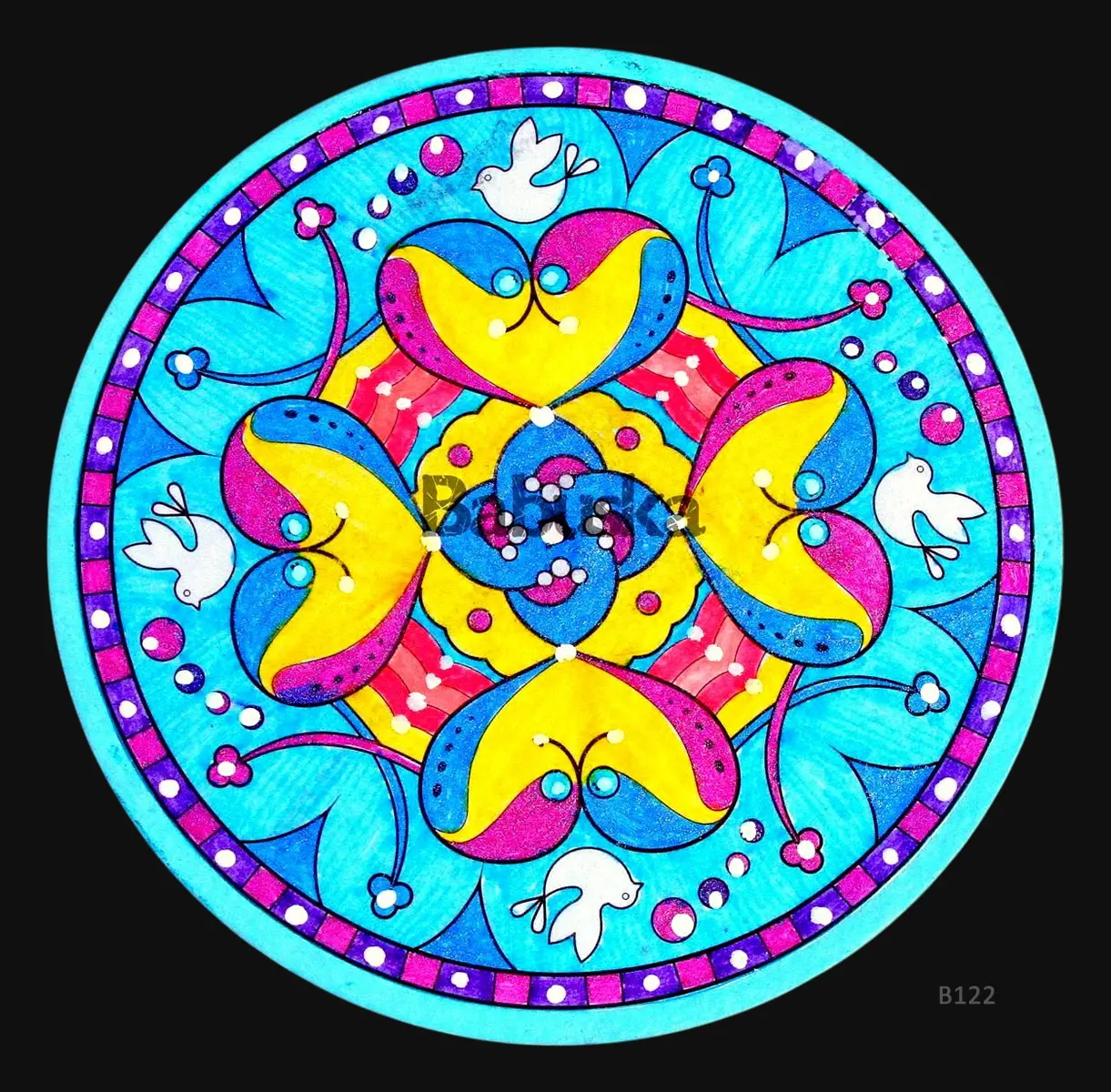 Paz selva Mandala Babuska B123