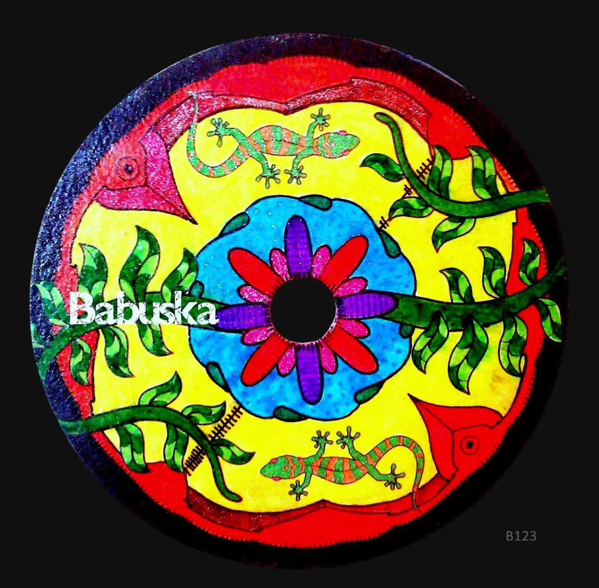 Verde selva Mandala Babuska B123