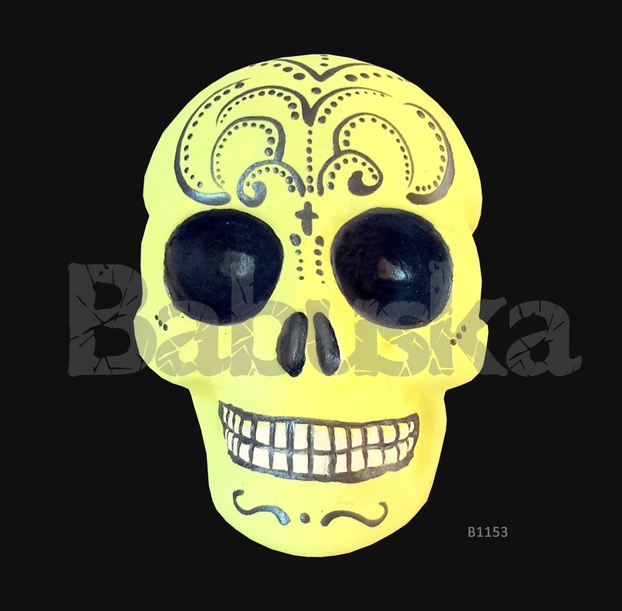 Calavera brilla en la oscuridad