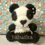 Panda - Amigurumi Babuska