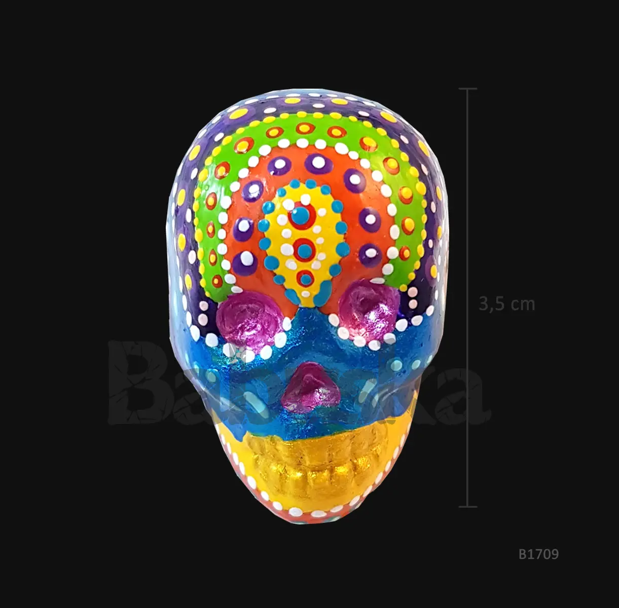 Eros - Mini calavera Babuska B1709