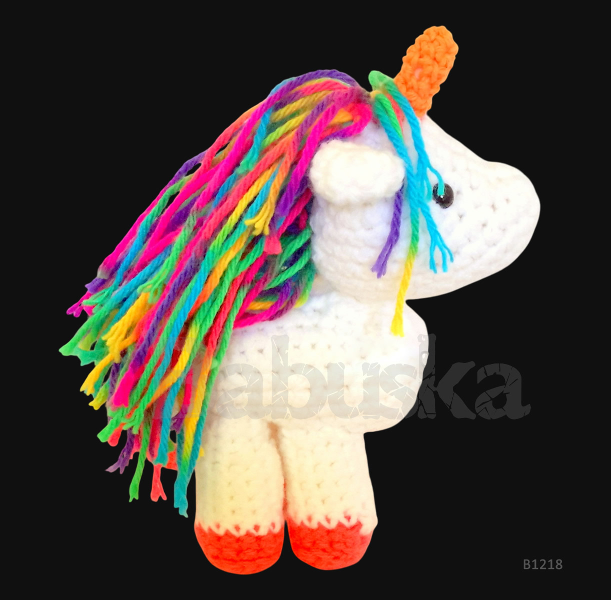 Tico unicornio Amigurumi Babuska B1218