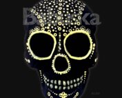 Embrujo Calavera brilla en la oscuridad - Babuska B1269