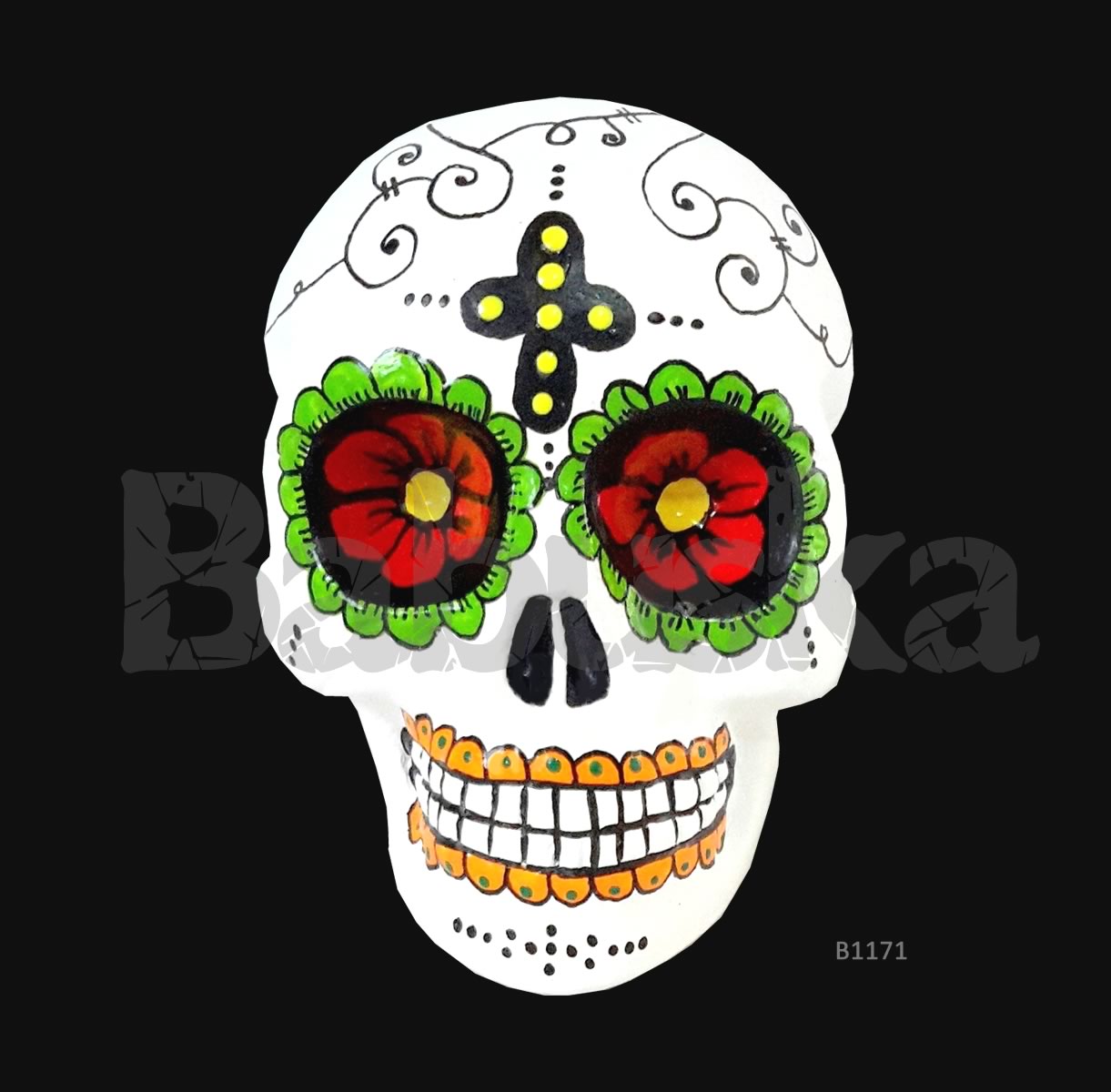 Aguascalientes Calavera mexicana Babuska B1171