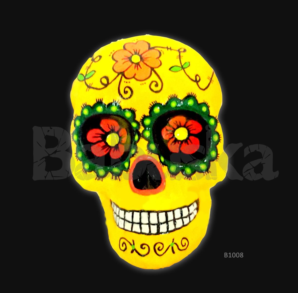 Campeche Calavera colgante Babuska B1008