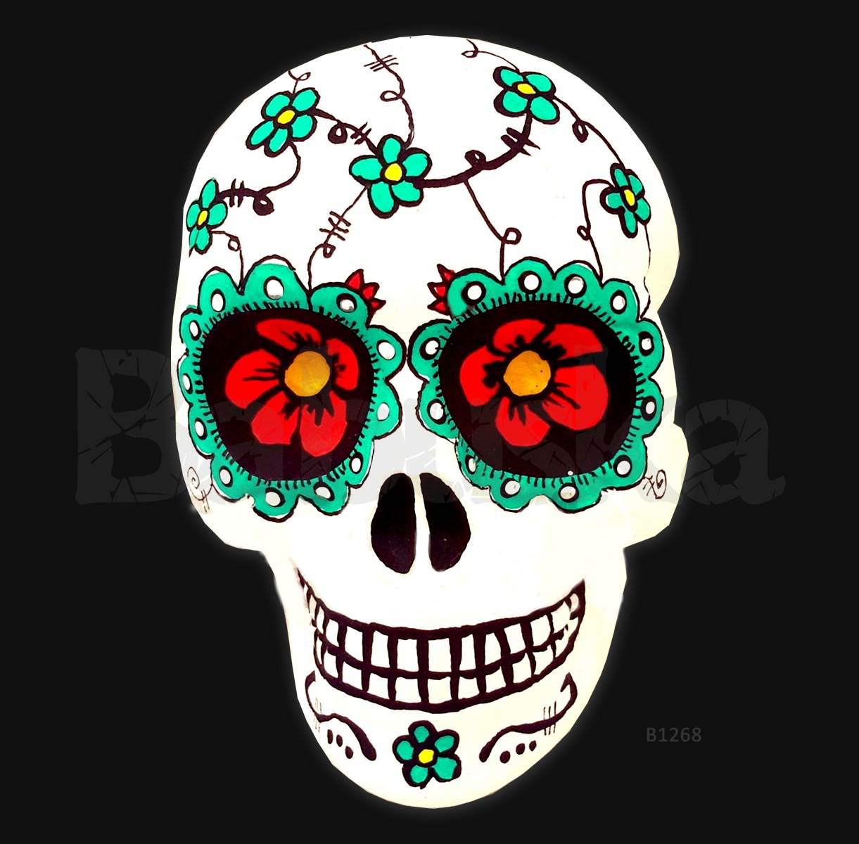 Chiapas Calavera Babuska B1268