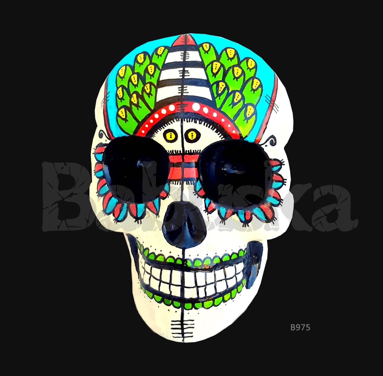 Eluney Calavera colgante skull Babuska B975