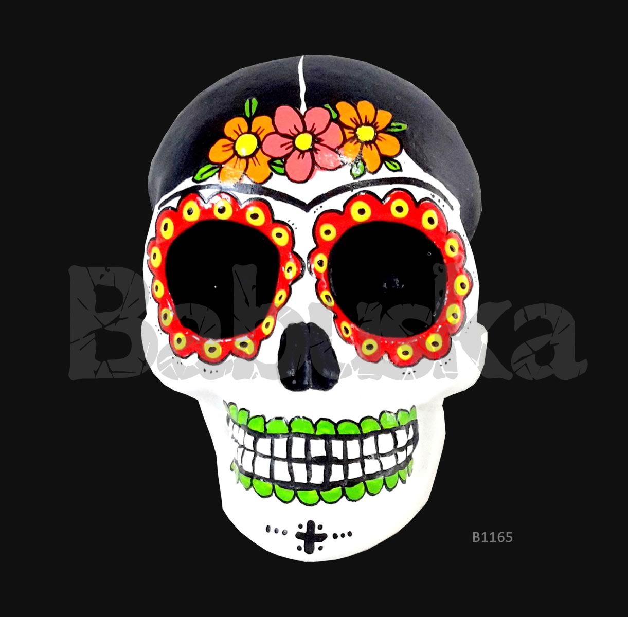 Frida floreada Calavera Frida Babuska B1165