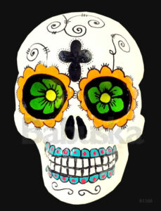 Ixchel Calavera mexicana Babuska B1166