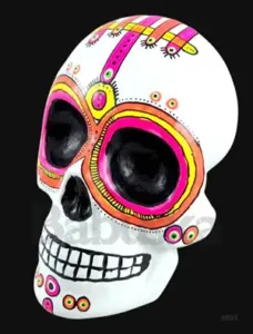Ojitos Calavera mexicana Babuska B893 Ojitos Calavera mexicana Babuska B893