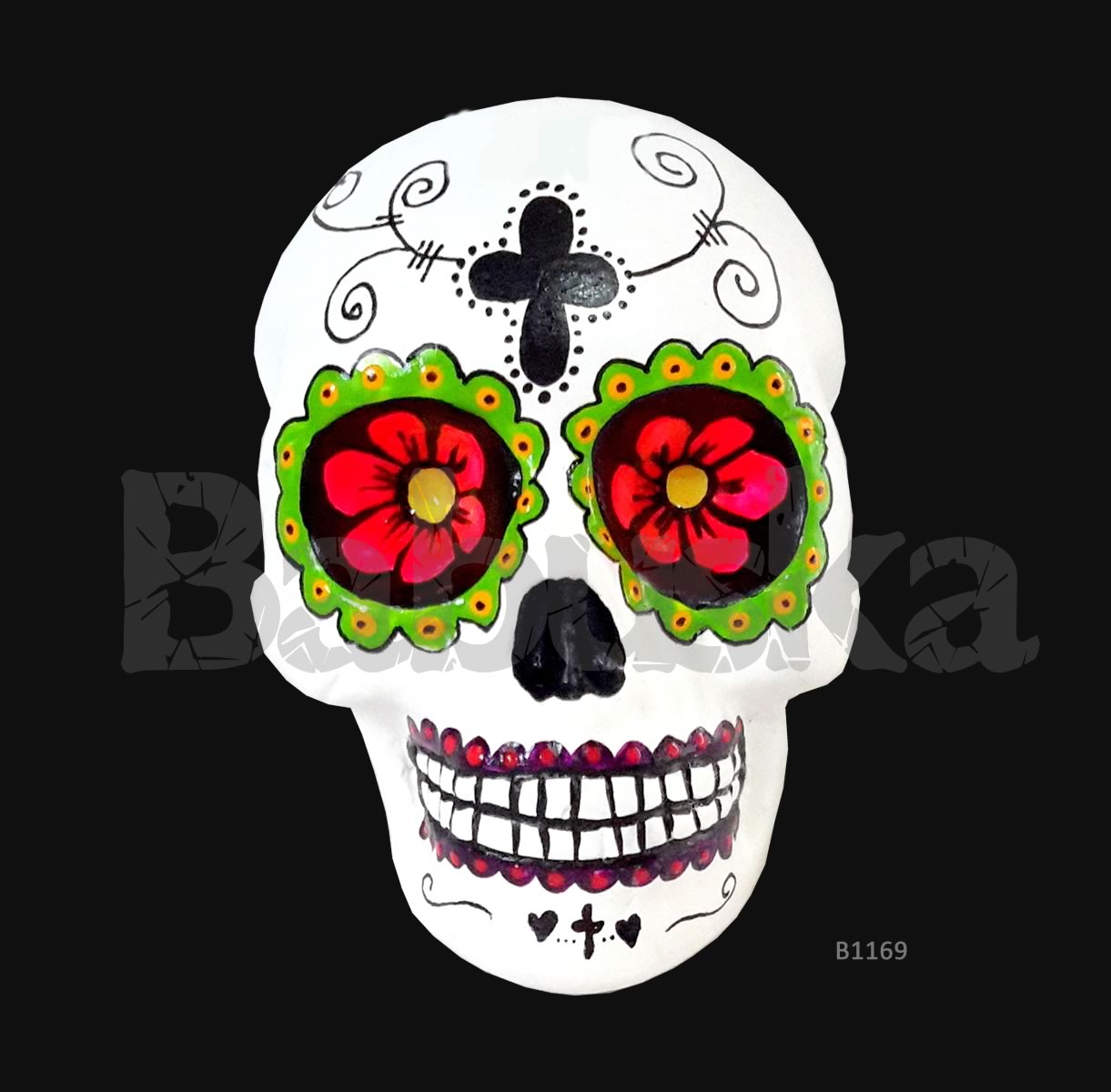 Yum Kaax Calavera mexicana Babuska B1169