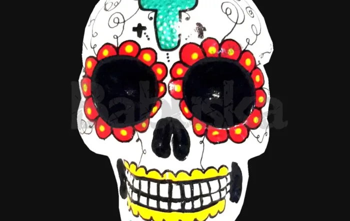 Acapulco Calavera colgante Babuska B1556