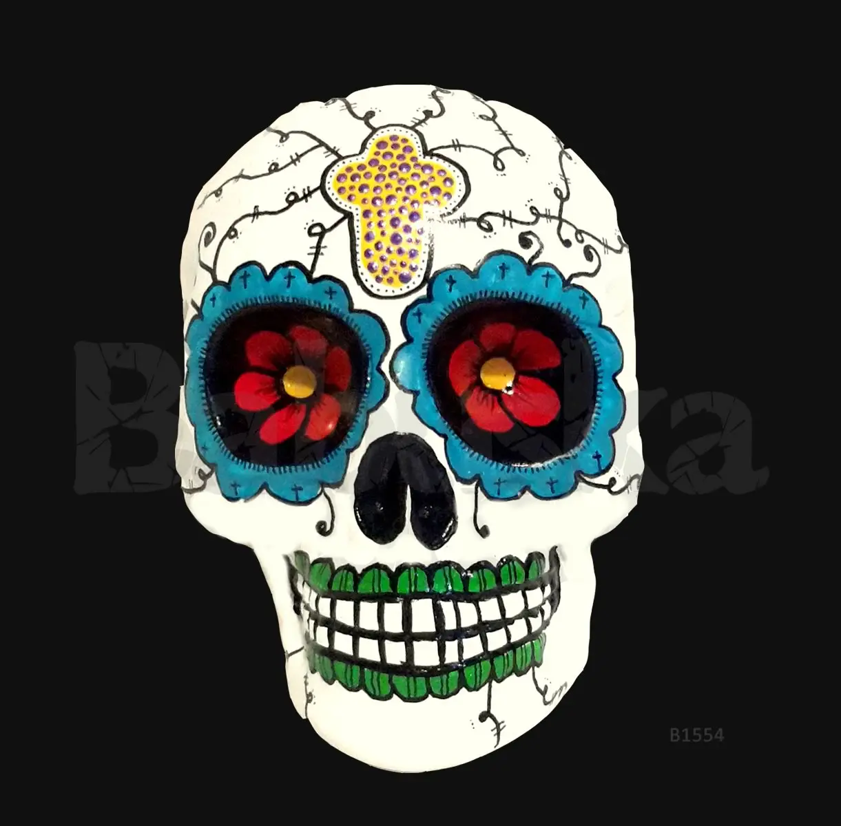Buey Calavera colgante Babuska B1554