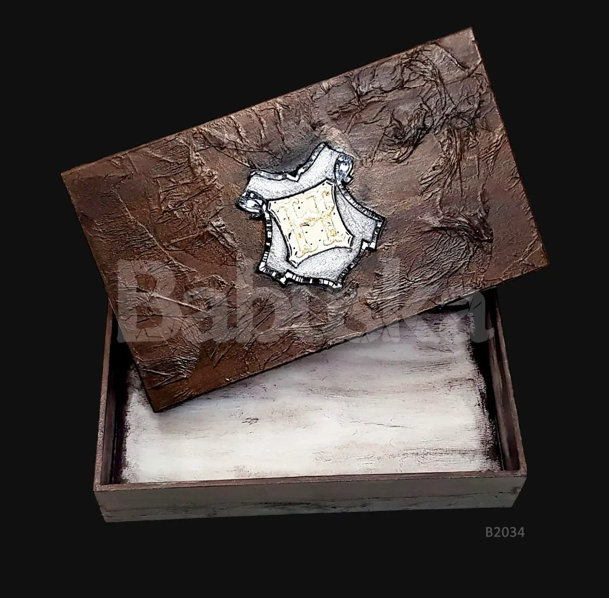 Caja plana Harry Potter escudo Hogwarts