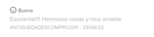 Babuska Reputacion mercado libre 220629 1 Babuska - Reputación Opiniones mercado libre