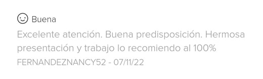 Babuska Reputacion mercado libre 221107
