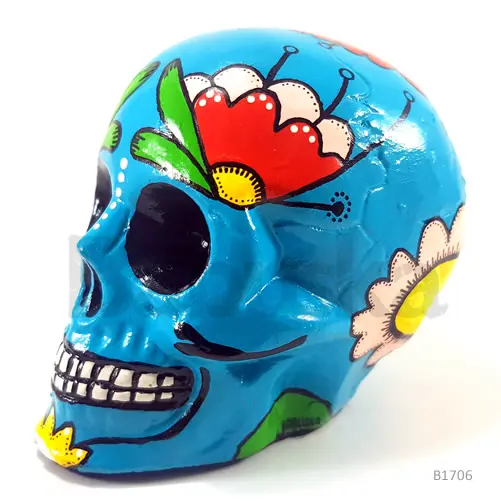 Calavera Flora mexicana - Babuska B1706