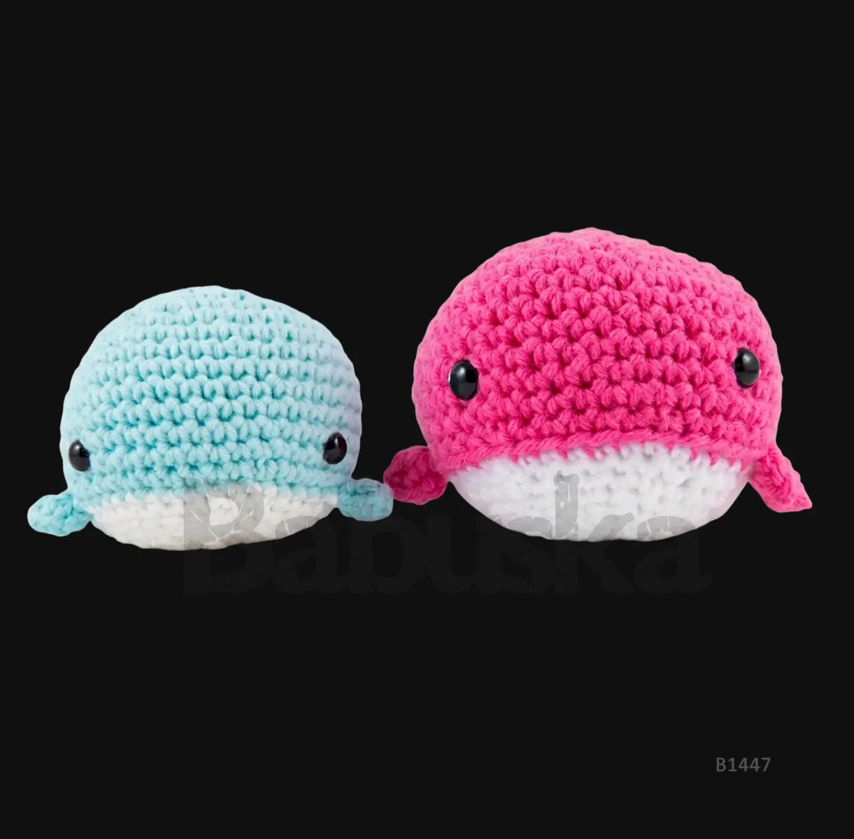 Sunny y Lila Ballenas amigurumis Babuska B1447