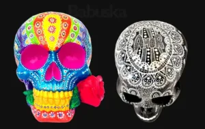 Calaveras puntillismo Babuska Calaveras puntillismo Babuska