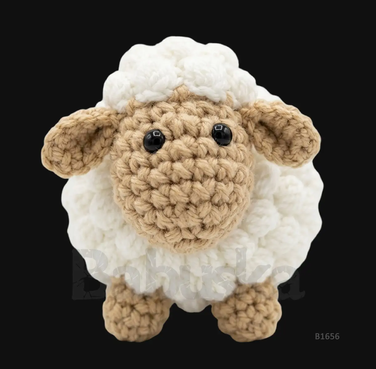 Azúcar Oveja amigurumi Babuska B1656