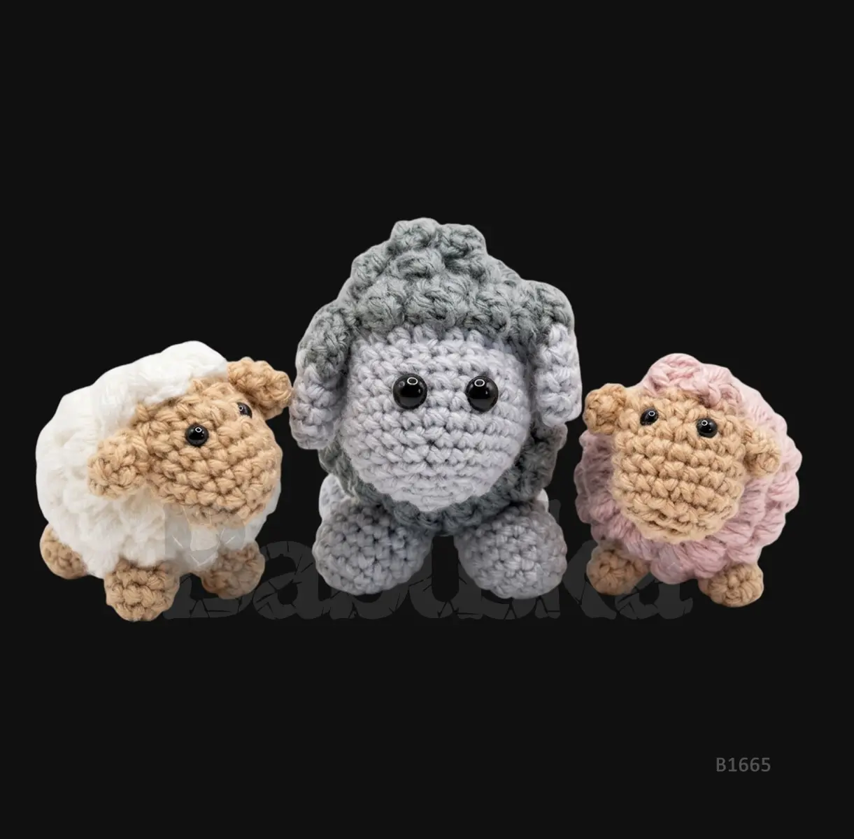 Rebaño Lanudo Ovejas amigurumis Babuska B1655
