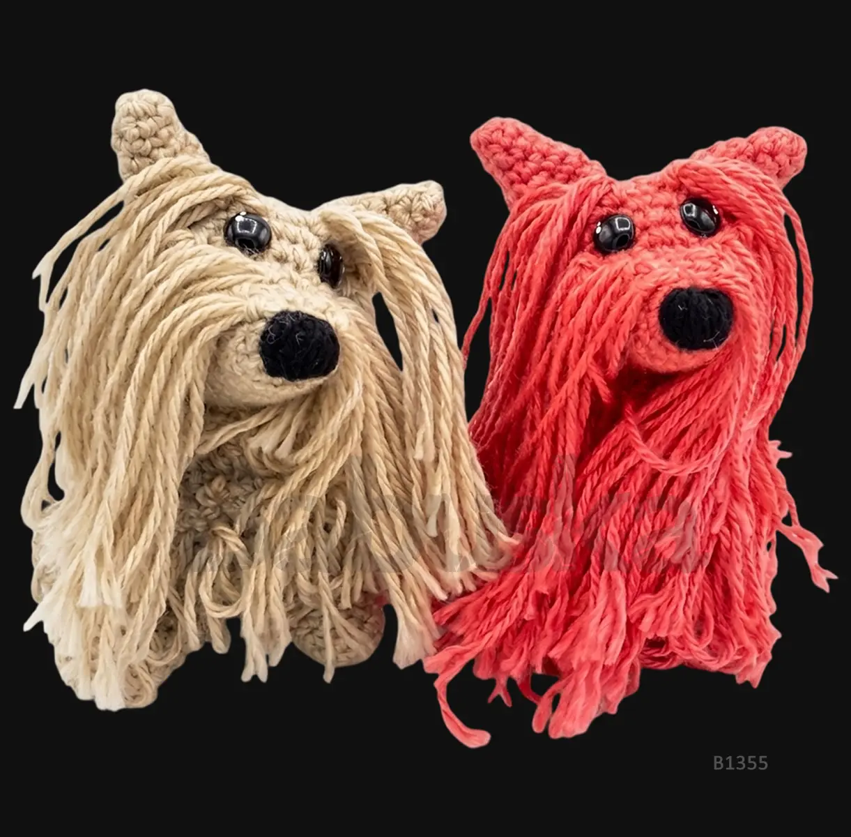 Pulia y Sapucai Perritos amigurumi Babuska B1355