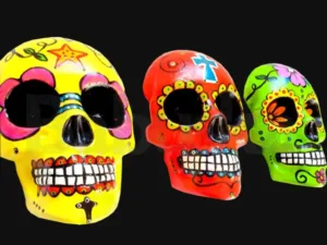 Artesanias en yeso - Calaveras- Babuska