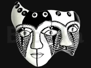 Artesanias en yeso - Mascaras - Babuska