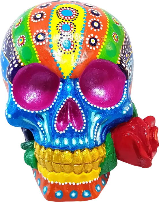 Calavera Puntillismo Babuska