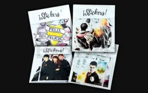 Stickers artesanales temáticos Harry Potter