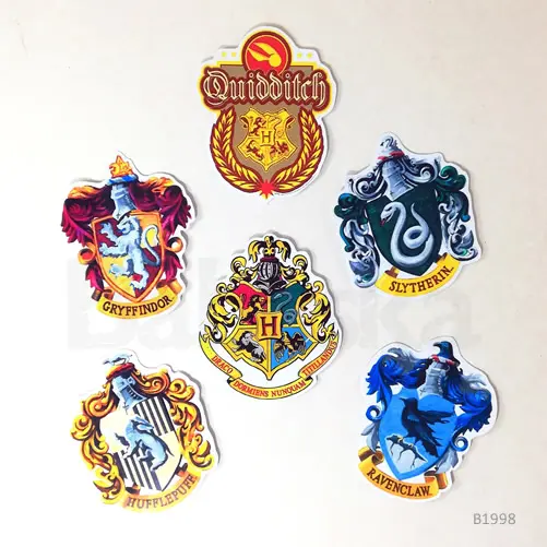Stickers Escudos Harry Potter color B1998