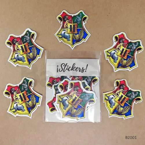 Stickers Escudos Hogwarts Harry Potter